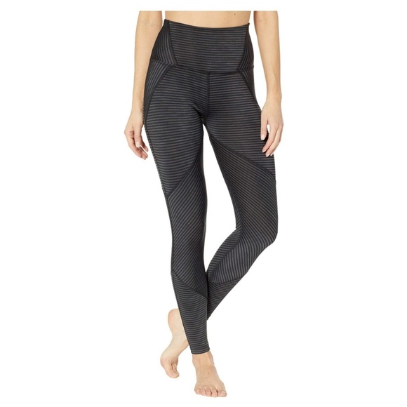 Beyond Yoga Stripe Essential Legging Size S black grey - Picture 12 of 12